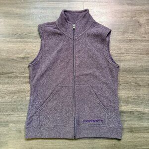 Carhartt Women's Fleece Vest - Purple/Grey